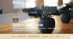 Desktop Screenshot of doritlaw.com