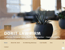 Tablet Screenshot of doritlaw.com
